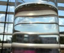 Glas mit Wasser