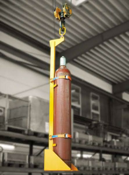 Gas cylinder lifter from Heidkamp