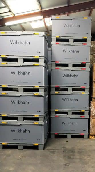 Bins/boxes/pallets: Wilkhahn relies on reusable containers Plastic container Boxerpac