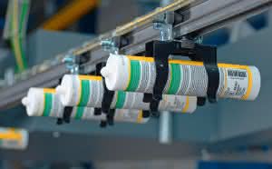 Conveyor technology & components: Ferag: Skyfall technology modernizes adhesive production Photo: Ferag