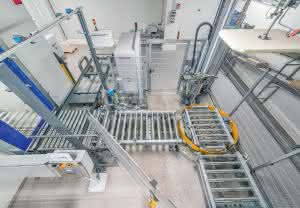 Produktionsseitige Lagervorzone