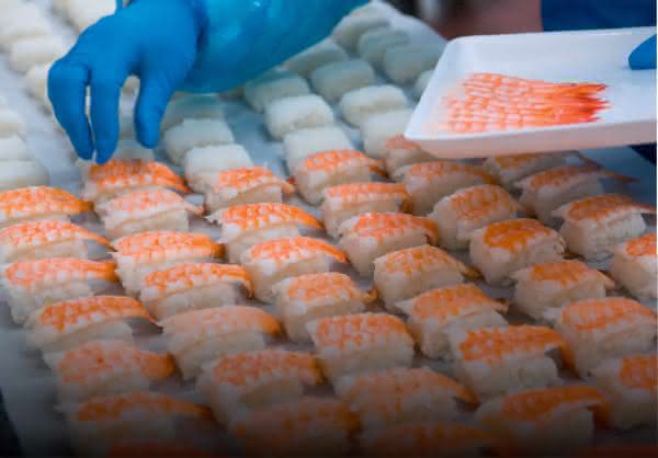 Software: How much sushi would you like? Photo: Deutsche See Fischmanufaktur