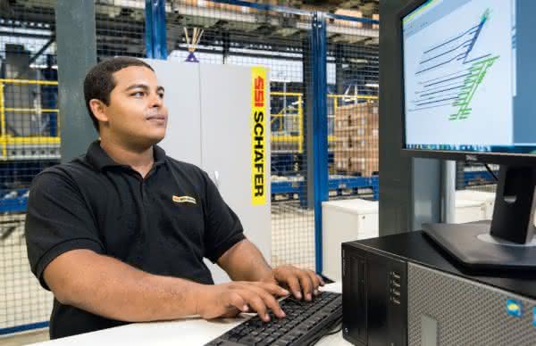 Order-picking technology: 35 degrees outside, sophisticated technology inside Logistics software Wamas