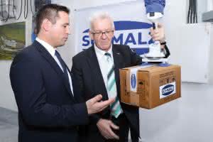 Topmeldungen: Ministerpräsident Kretschmann weiht Neubau von Schmalz in Indien ein Schmalz Vakuumheber