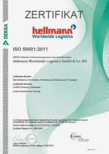 ISO 50001 certified