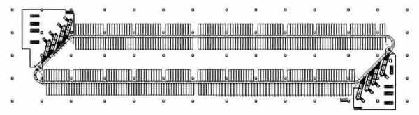 Layout of the sorter at goods issue