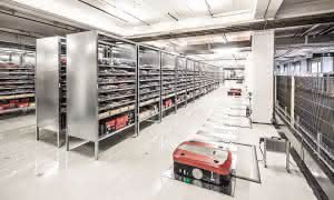Logistik-Dienstleister: Regale zum Menschen Skalierbare Lösung