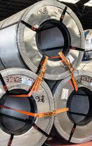 Warehouse-/Picking technology: Innovative straps for securing coils from SpanSet SpanSet GmbH & Co. KG
