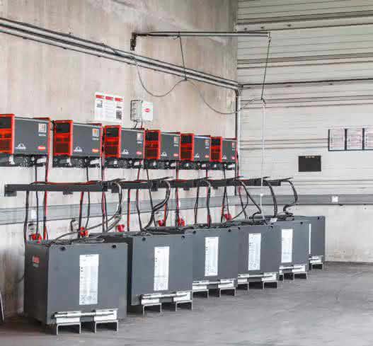 Forklift fleet available around the clock