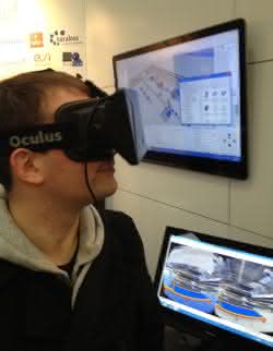 Software: 3D-Visualisierung in Zeiten der Industrie 4.0 VR-Brille Oculus Rift