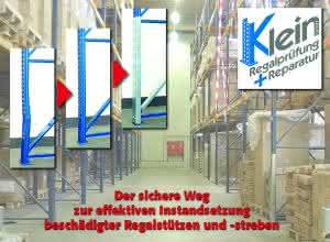 Lager- & Kommissioniertechnik: Regalreparatur im laufenden Betrieb