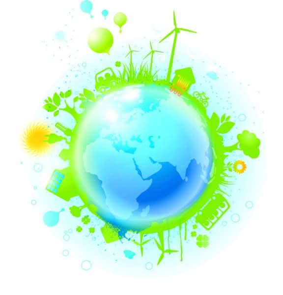 green world vector background ai10