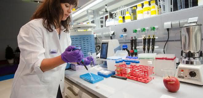Auf der analytica Untersuchung von Lebensmittel in den Live Labs