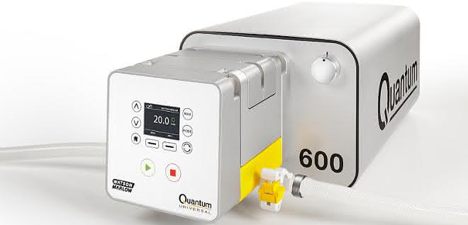 Pumpe mit Single-Use-Kassette : Downstream-Processing