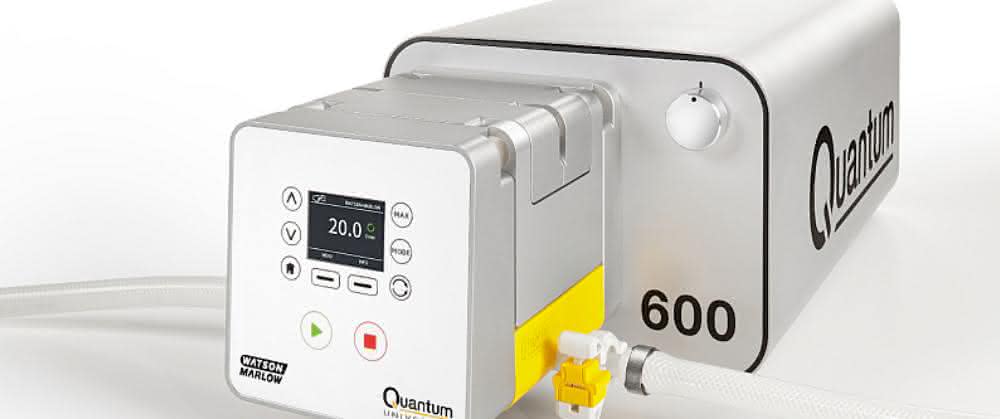 Schlauchpumpe Quantum Pumpe mit Single-Use-Kassette : Downstream-Processing