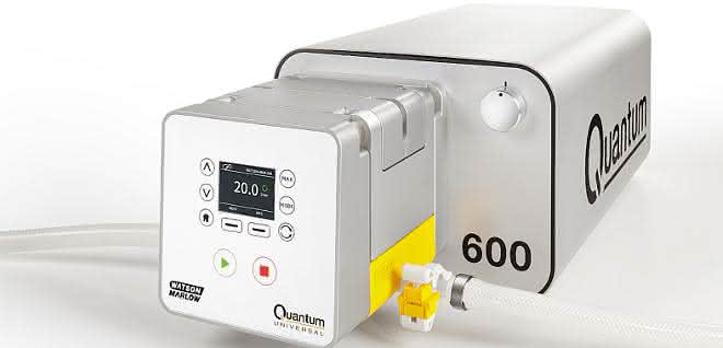 Schlauchpumpe Quantum Pumpe mit Single-Use-Kassette : Downstream-Processing