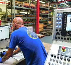 The FactoryDirector data management system in use FactoryDirector in use