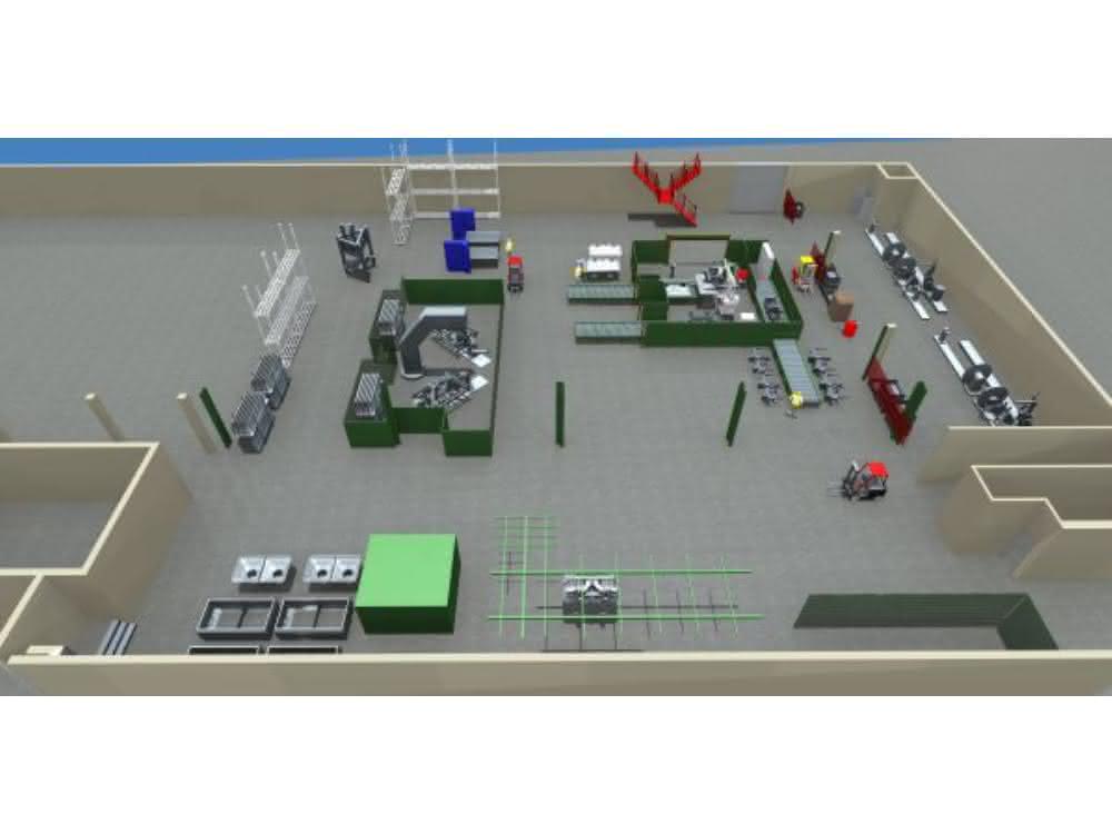 Anlagenplanung in 3D: Fabrikhallen digital einrichten