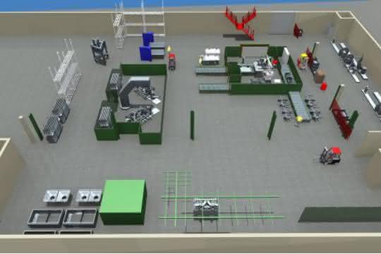 Anlagenplanung in 3D: Fabrikhallen digital einrichten