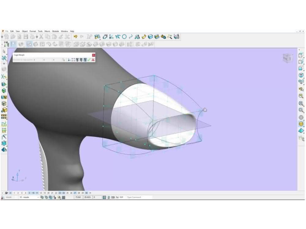 PowerShape 2017 Neues Morphing-Tool