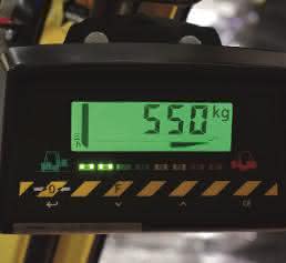 Hyster overload display