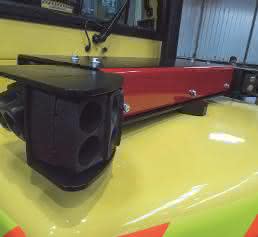 Hyster roof sensor system