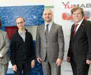 Freut sich über neues Wachstumspotenzial: das Yumab Management-Team. Yumab Management-Team