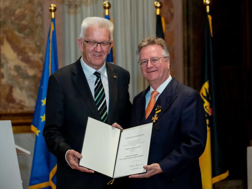 Kretschmann honors Andreas Lapp Kretschmann honors Andreas Lapp