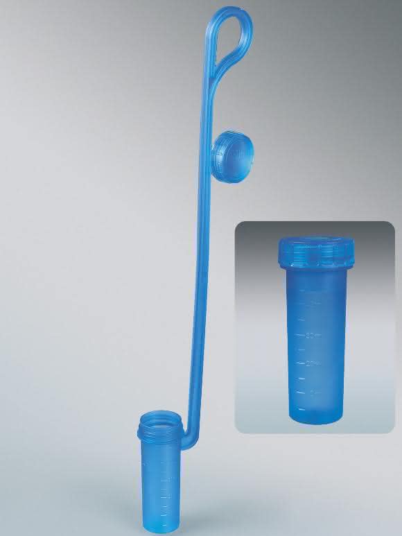 Die Schöpfdose DispoDipper ermöglicht die Entnahme und den Transport der Probe in einem. (Bild: Bürkle GmbH) Die Schöpfdose DispoDipper ermöglicht die Entnahme und den Transport der Probe in einem. (Bild: Bürkle GmbH)