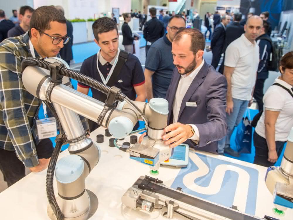 Universal Robots auf der Automatica.