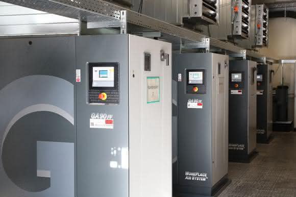 Compressed air station