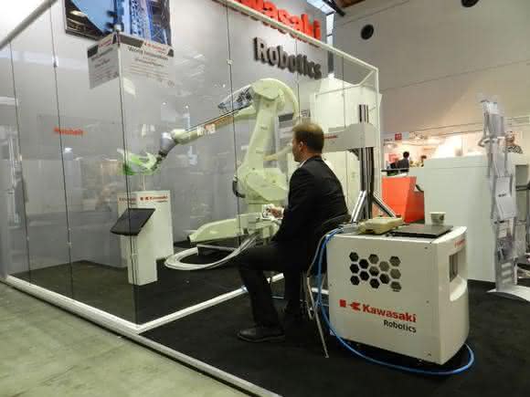 Remote control for industrial robots