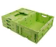 Der Behälter Greenline Bio ist eine Faltbox Der Behälter Greenline Bio ist eine Faltbox