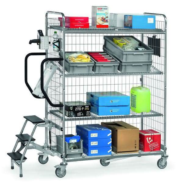 Order picking trolley