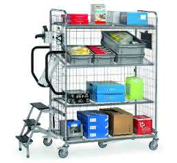 Order picking trolley