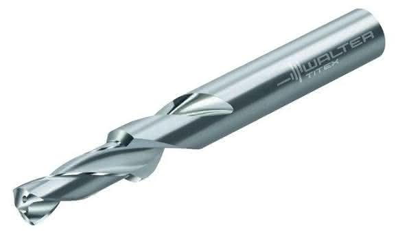 Solid carbide step drill for aluminum