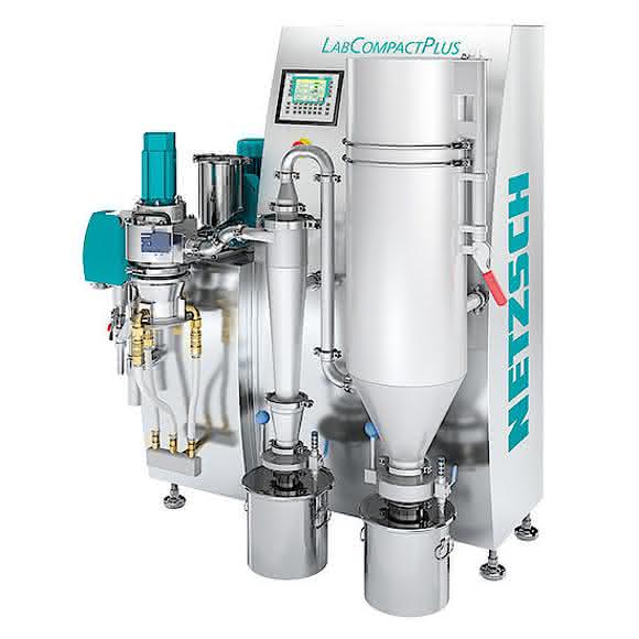 Netzsch Trockenmahltechnik bietet mit der Labcompactplus eine modulare kompakte Mühlen-/Sichtereinheit für das Labor. (Bild: Netzsch)