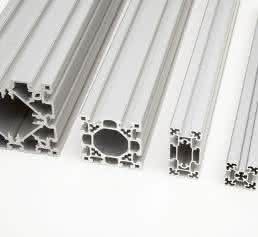 Aluminum profiles from the Blocan modular profile system