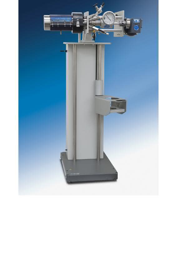 Ein 1,8-Liter-Hochdruck/Hochtemperatur-Horizontalreaktor (für 345 bar bei 500°C ausgelegt). Hochdruck/Hochtemperatur-Horizontalreaktor