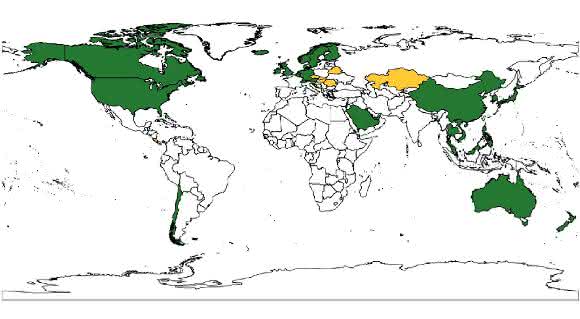 Map locations Map locations