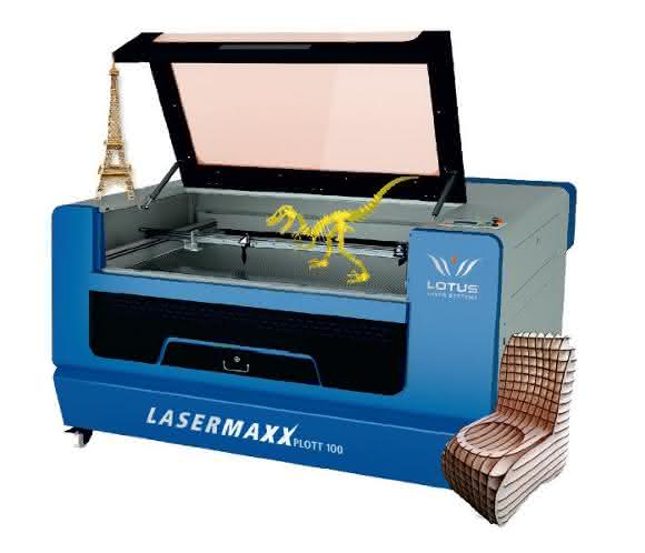 Laser cutting machine Lasermaxx Plott from Cameo Laser