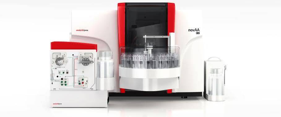 Das Atomabsorptionsspektrometer NovAA® 800 von Analytik Jena. (Bild: Analytik Jena) Das Atomabsorptionsspektrometer NovAA® 800 von Analytik Jena. (Bild: Analytik Jena)