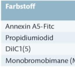 Multiparameterfärbung für nanotoxikologische Untersuchungen