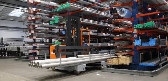 Hubtex steel tubes
