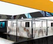 Continental exhibition stand