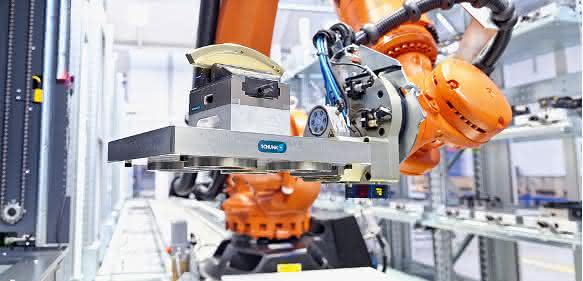 Schunk pallet storage