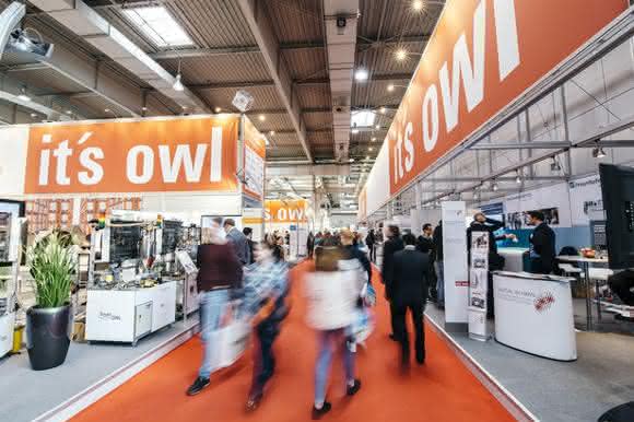OWL joint stand at the Hannover Messe