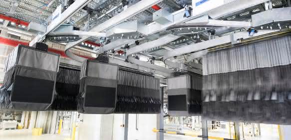 Dematic pocket sorting system