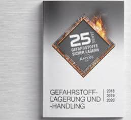Jubiläums-Katalog "Gefahrstofflagerung und -handling" von Asecos