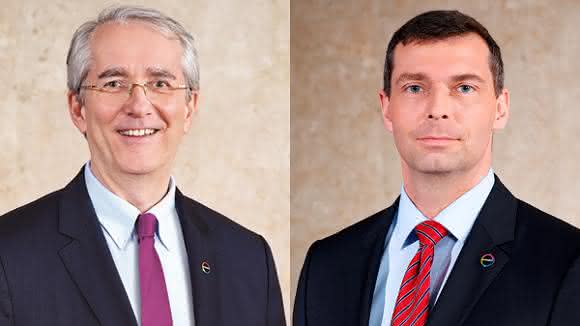 Patrick Thomas (links) und Dr. Markus Steilemann (rechts)
